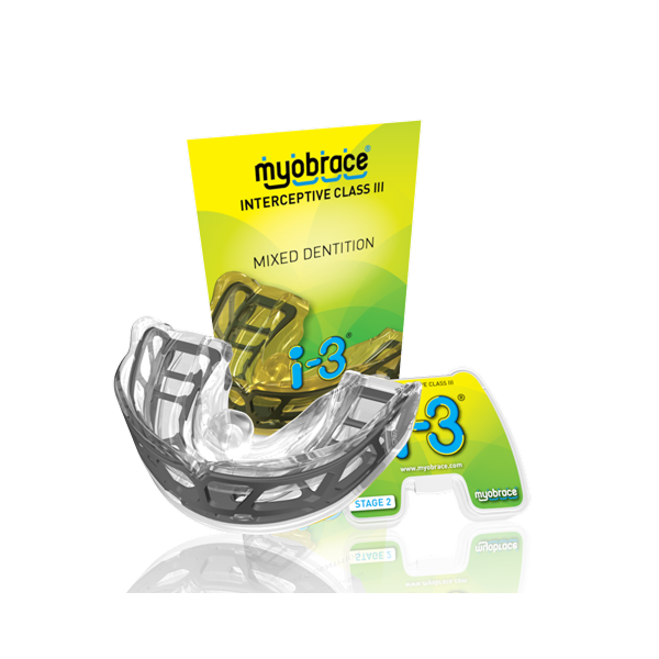 i-3Mс (i-3) Myobrace с каркасом Этап 2 при аномалиях III класса. MEDIUM / Прозрачный (MRC)