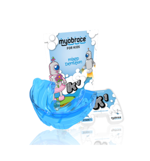 MK1Sb (i-2N) Myobrace Этап 1 Коррекция вредных привычек. SMALL / Голубой (MRC)